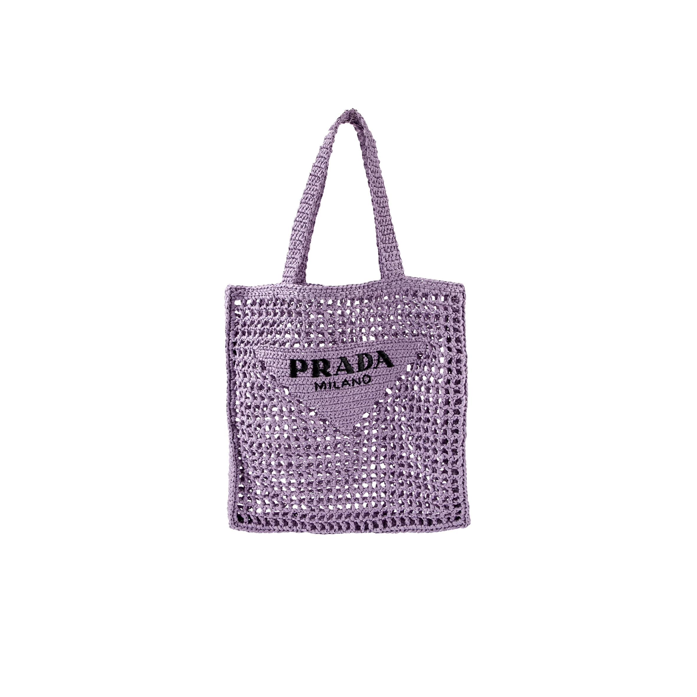 PRADA CROCHET TOTE BAG 1BG393 (38*36*3cm)